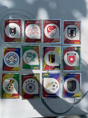 Panini FIFA World Cup 2026 team badge stickers