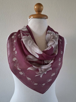Scarf Made in Italy like new, fuchsia