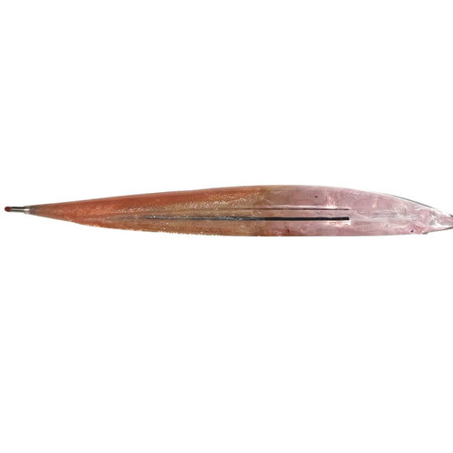 Pen with pink quartz new, epoxy resin