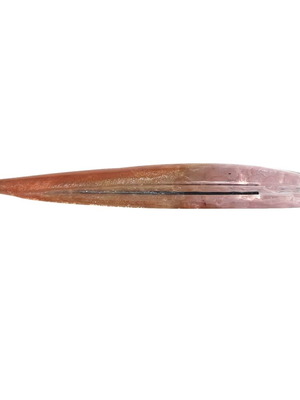 Pen with pink quartz new, epoxy resin
