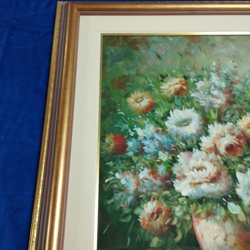 Painting 39x49 used with signature in beautiful frame