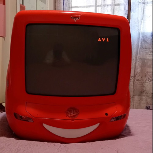 Cars McQueen Disney TV like new with decoder gift