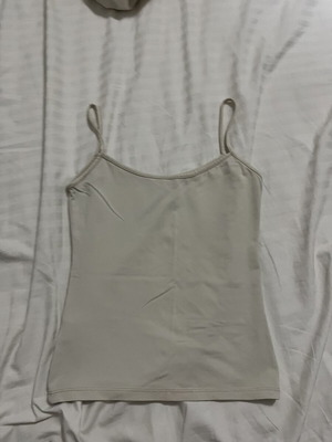 Zara beige tank top, size M