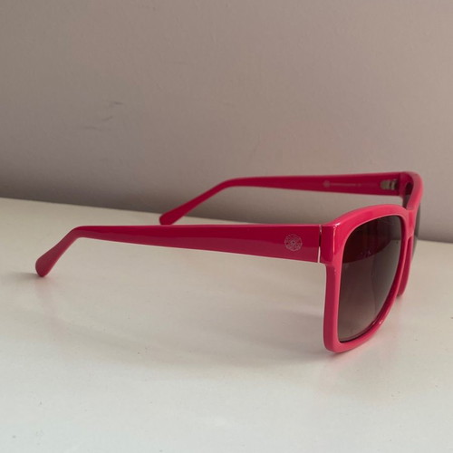 Lussile sunglasses with fuchsia acetate frame like new