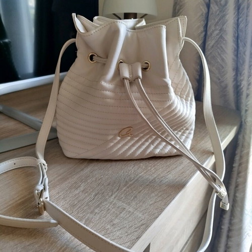 Axel shoulder bag used, beige