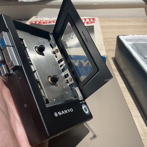 Sanyo M5550 Cassette Player like new, complete set from 1980