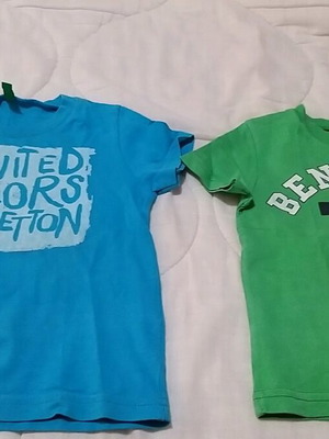 T-shirts like new, pack of 7, Benetton and Mayoral 1-2 years