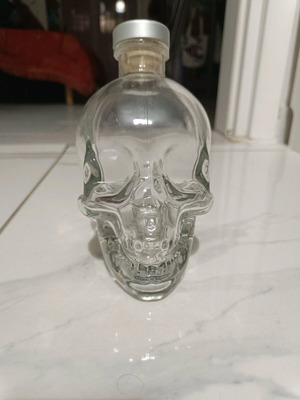 Crystal Head Vodka new glass skull bottle