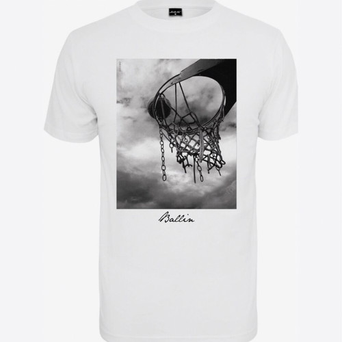 Mister Tee Ballin T-shirt, white, XL