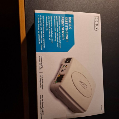 Digitus DN13003-2 Print Server Ethernet / USB like new