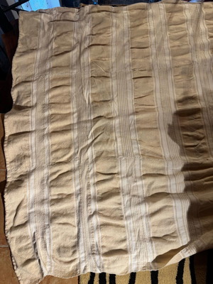Wool woven blanket new from loom for throw or cover 2.30x1.65