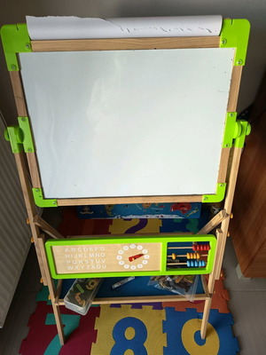 Playtive Πίνακας Μαγνητικός σαν Καινούργιος με Ρολό Χαρτιού και Γράμματα