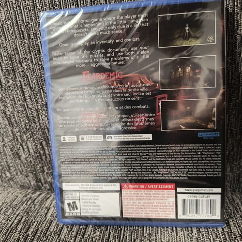 Remorse The List PS5 new, factory sealed