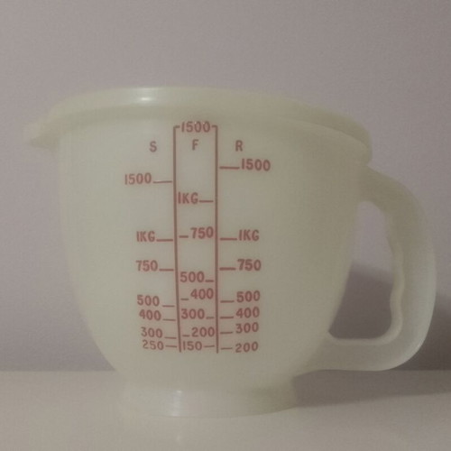 Vintage Tupperware Mix-N-Store μπολ ανάμειξης 8 φλιτζάνια σαν καινούργιο
