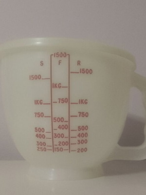 Vintage Tupperware Mix-N-Store μπολ ανάμειξης 8 φλιτζάνια σαν καινούργιο