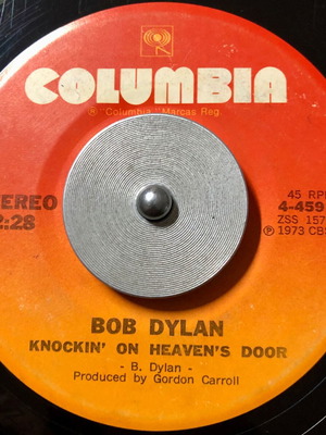 Bob Dylan Knockin' On Heaven's Door βινύλιο 7", 45 RPM, single μεταχειρισμένο