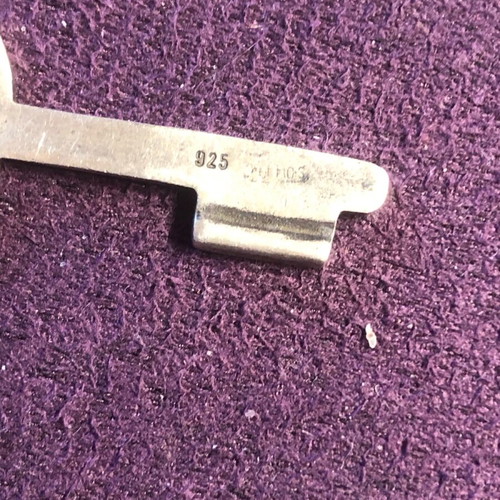 Silver key used