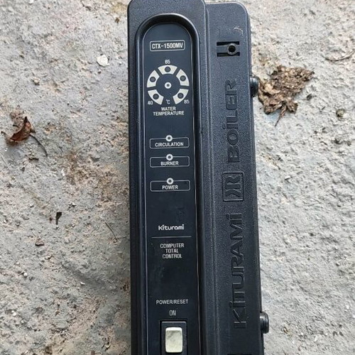 Kiturami 21S burner used with control unit and thermostat
