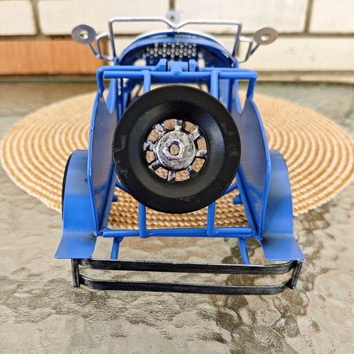 Metal decorative wine holder vintage car used