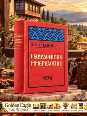 Μακεδονικόν Ημερολόγιον 1974 του Νίκου Σφενδόνη