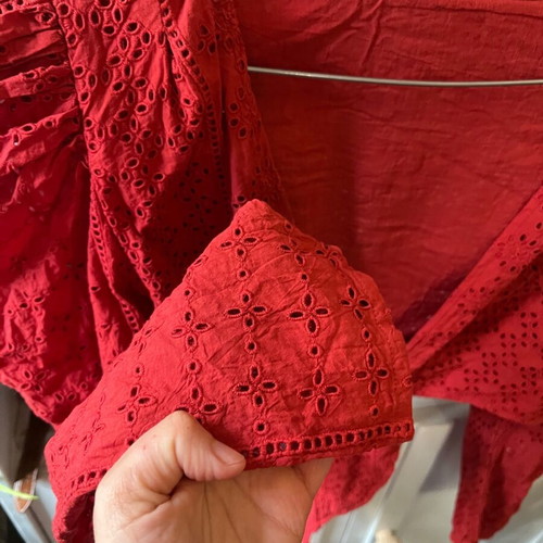 Kipour crop top S red like new