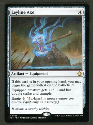 Leyline Axe Magic The Gathering card