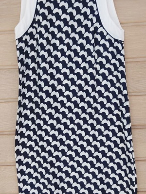 PennyBlack silk dress like new, size S 36 8, blue black
