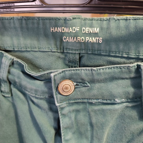 Camaro jeans used, green, size 34
