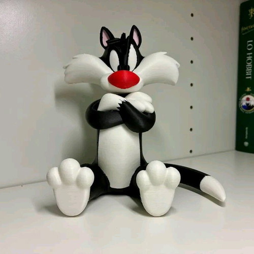 Sylvester figure new, 3D printed