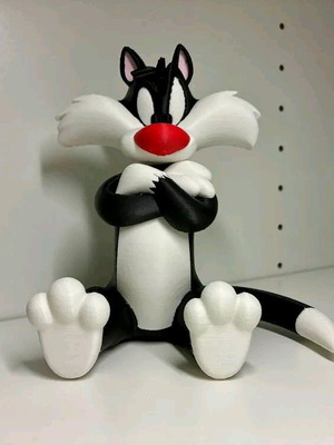 Sylvester figure new, 3D printed