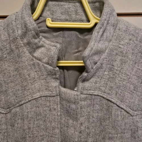 Coat new, handmade, size Medium, gray