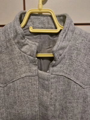 Coat new, handmade, size Medium, gray