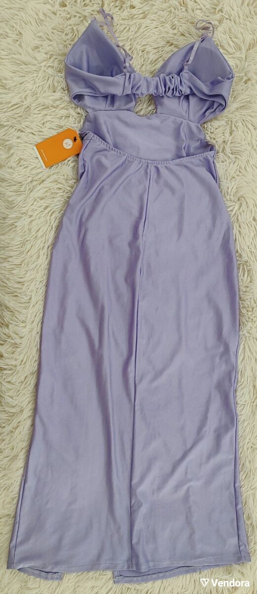 knee length dresses for ladies BEC + BRIDGE Lexie Cowl Maxi Dress In Ice Blue main image 1