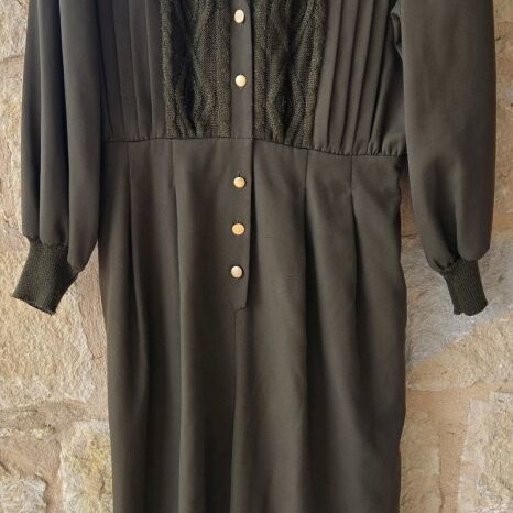 Gina Tricot Vintage Military Style Jumpsuit New, Green XXL