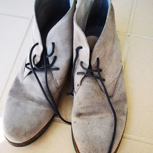 Svig men's boots used, suede, size 46