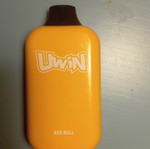 Uwin vape 68k with Redbull flavor and liquid battery display