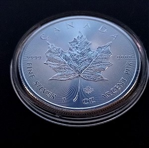 1oz Silver Canadian Maple Leaf 2014