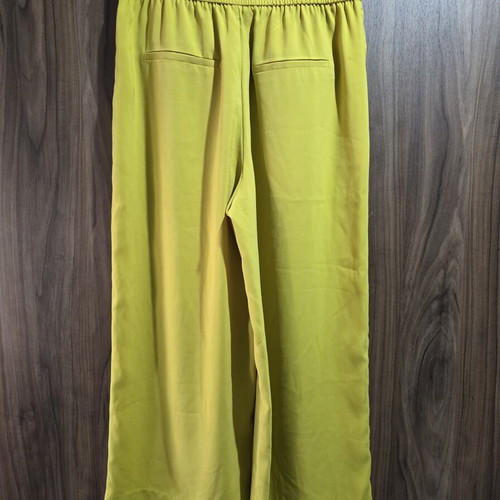 Zara wide leg pants lime color size M like new