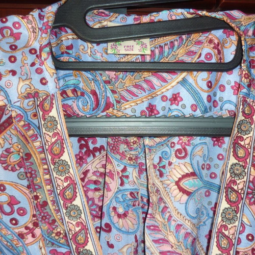 Ethnic long summer dress Swarna Art Silk 100% like new