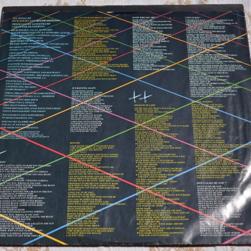 Supertramp "...Famous Last Words..." 1982 LP, rock, like new condition