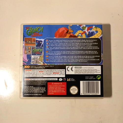 Nintendo DS Dr. Seuss: How the Grinch Stole Christmas like new