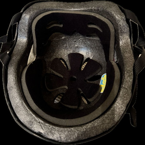 Six Six One SK-503 children's helmet used, dark grey