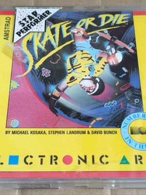 Skate Or Die Amstrad Disk like new, complete in box