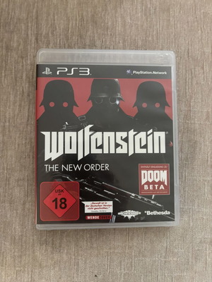 Wolfenstein The New Order PlayStation 3 game, complete