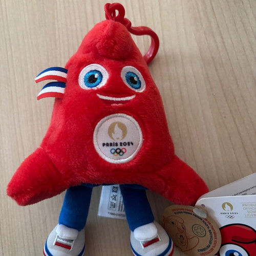 Paris 2024 Phryge mini plush μπρελόκ καινούργιο επίσημη ολυμπιακή μασκότ
