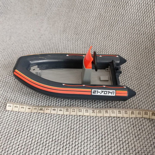 Playmobil Rescue Boat 70141 like new, 21 cm