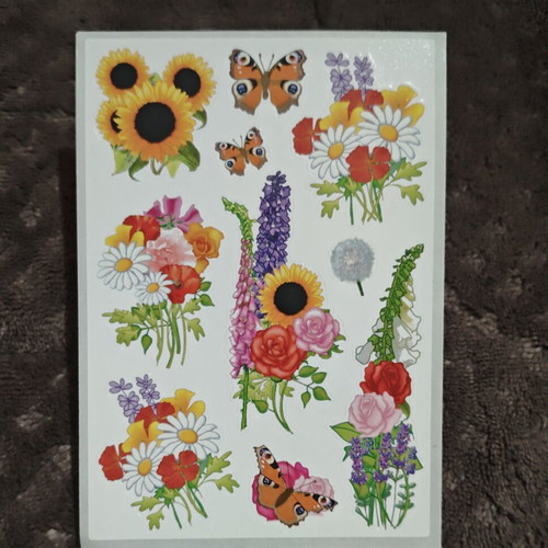 Flower stickers new