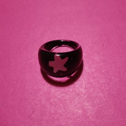 Bone rings like new, set of 4 pieces