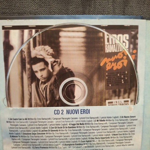 Eros Ramazzotti The Original Albums Collection 4 CD box set like new, pop