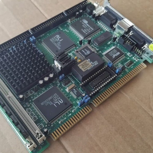 HS-5X86HVGA REV:1.6 ICP Board ISA Slot Industrial Motherboard CPU+RAM like new